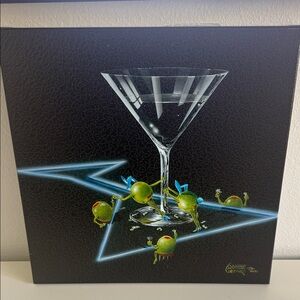 Michael Godard “Dirty Martini 4 - Silly Wabbit”